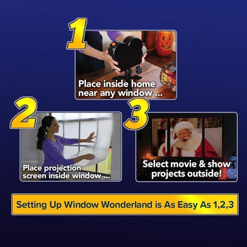 BowLift | Mini Decor Window Projector (curtain included)