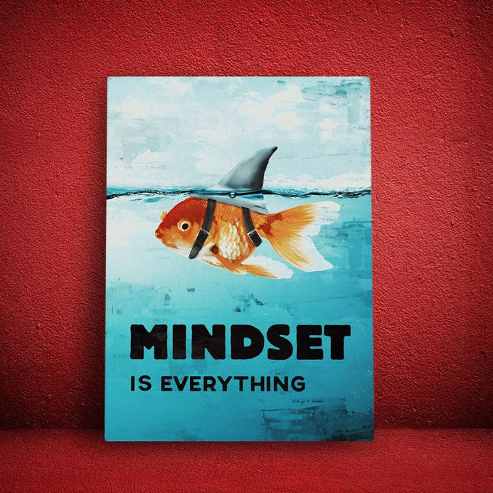 Mindset Is Everything - Canvas Wall Art Painting | Bowlift