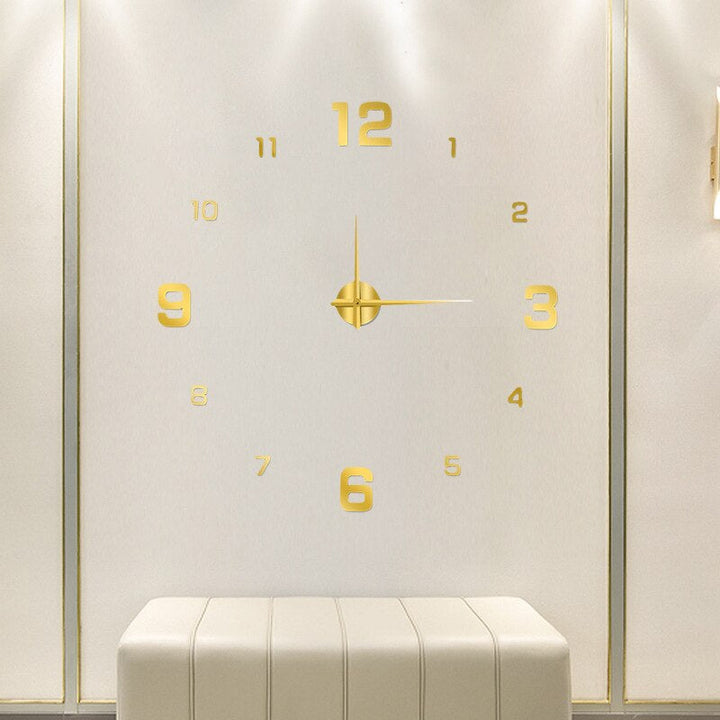 BowLift | Unique Black Wall Clock | Innovative Design, Quartz Movement & Ideal for Home Decor