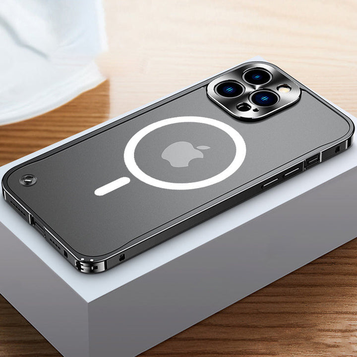 Magnetic phone case for iPhone with metal frame | Bowlift