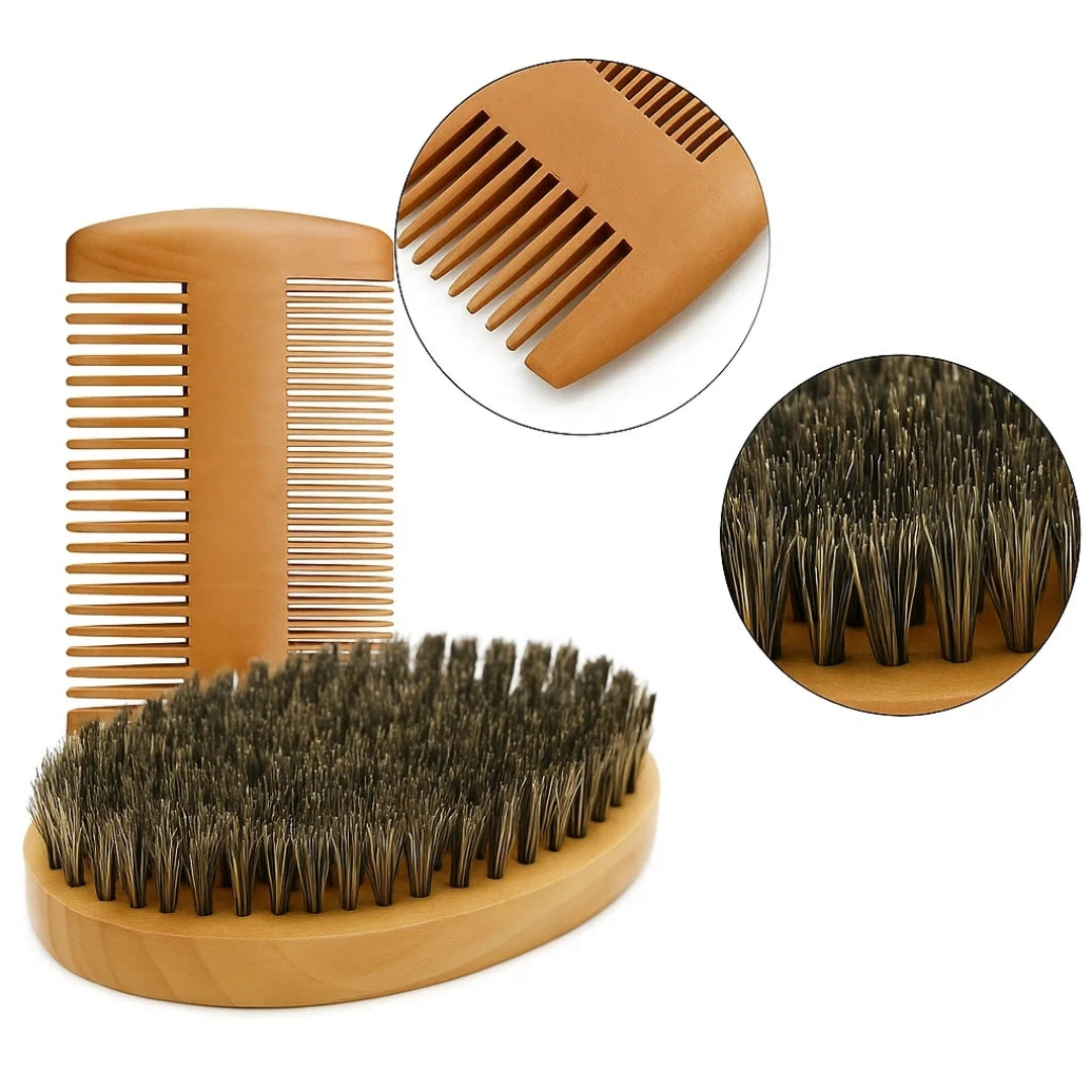 Easy Lather & Frizz Control – Soft Bristles – Skin-Friendly Grooming – Perfect Daily Beard Care for Men Bowlift