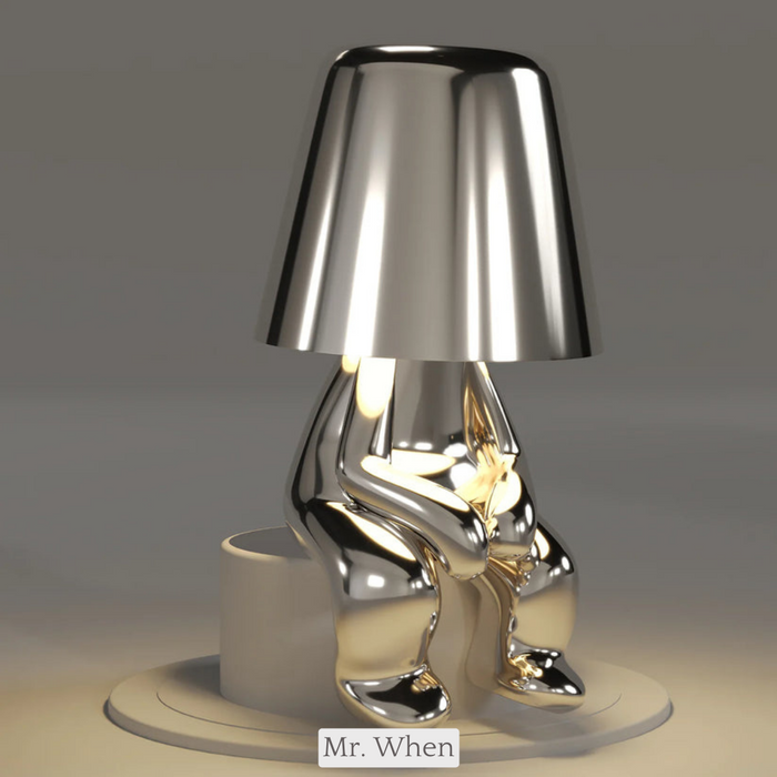 BowLift | 5 Brothers Wireless Table Lamp – Rechargeable LED Designer Lamp with Dimmable Light (Warm White)