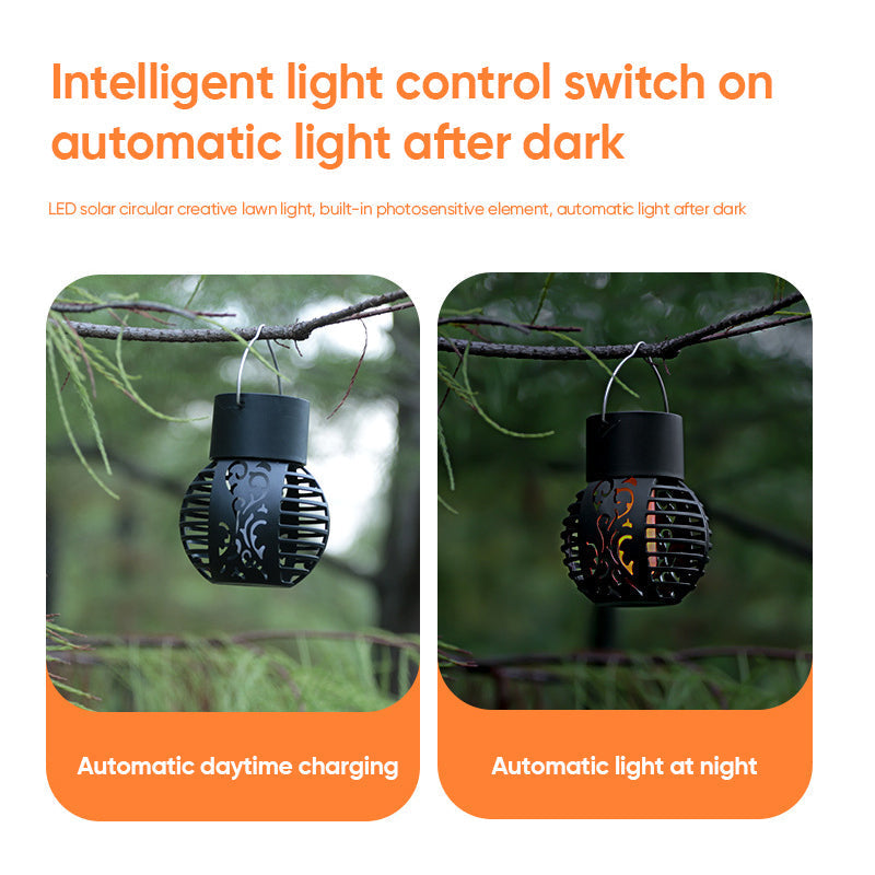 Solar Simulation Flame Hanging Lamp | Bowlift