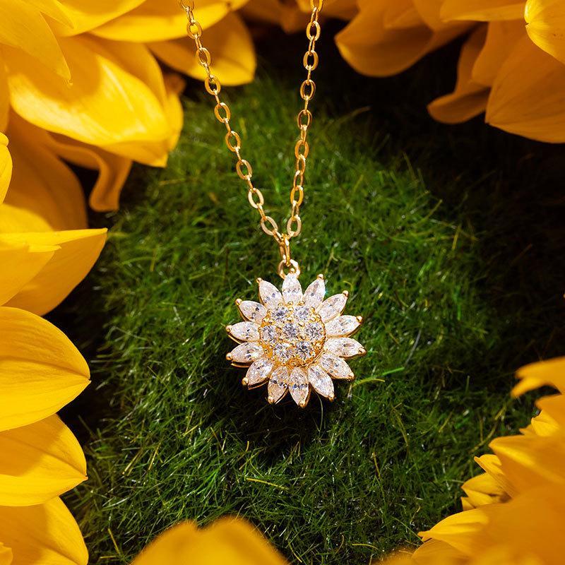 BowLift | Rotatable Sunflower Necklace