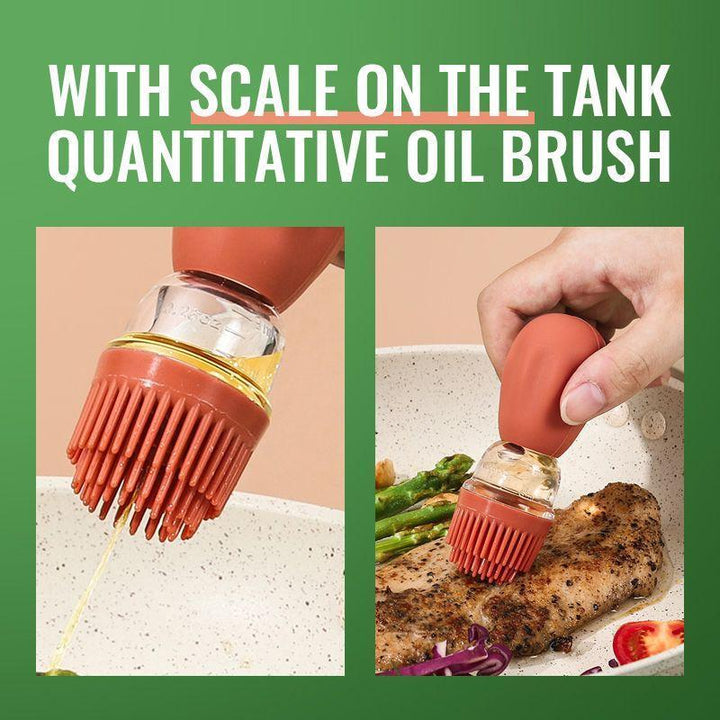 Kitchen Oil Bottle with Brush | Bowlift