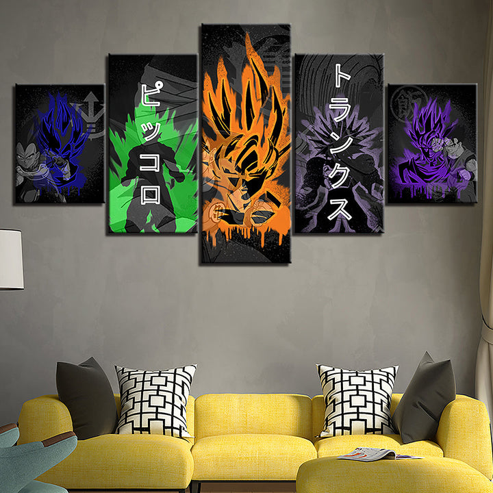 Dragon Ball Z Art - Canvas Wall Art Painting | Bowlift