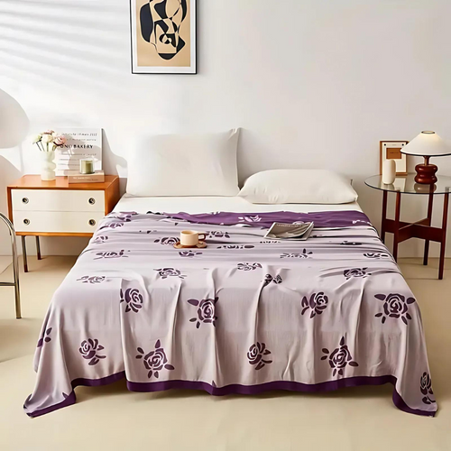 BowLift | Bamboo Fiber Rose Cooling Blanket