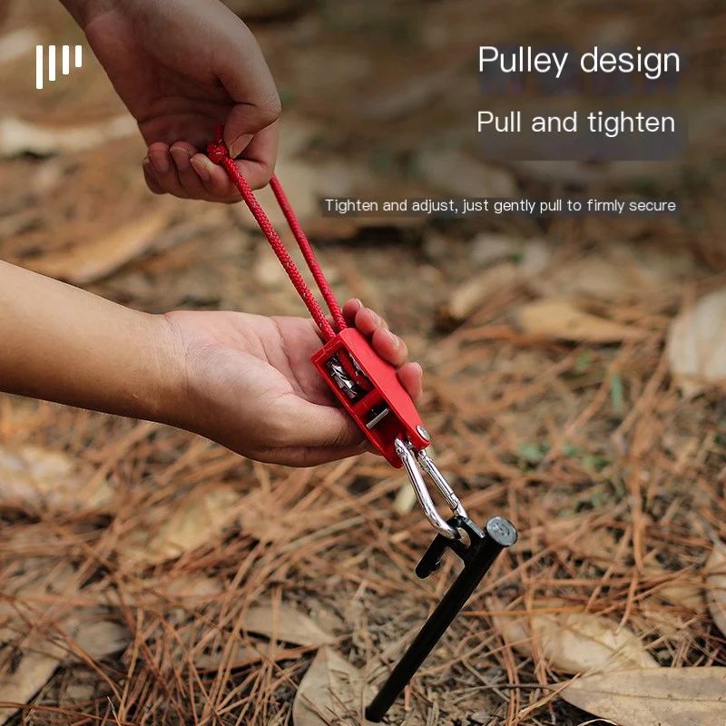 BowLift | Portable Adjustable Fix Tent High Strength Fast Release Pulley Camping Rope