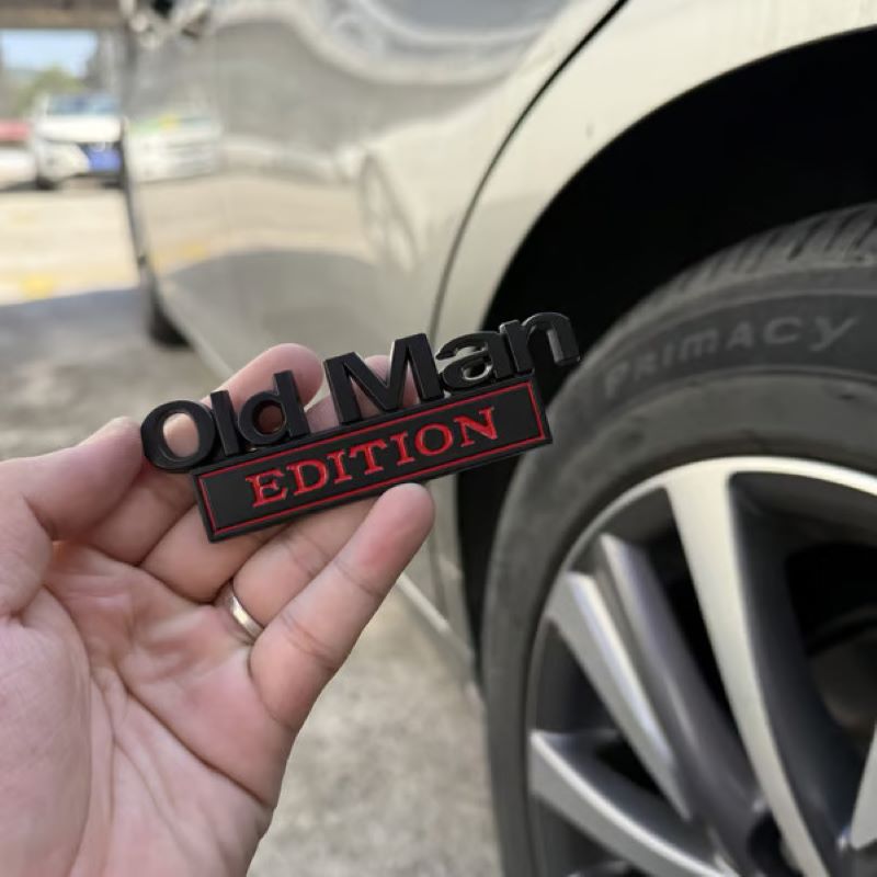BowLift |  'Old Man Edition' car emblem