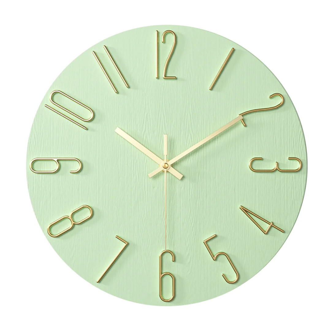 BowLift | Designer wall clock for the living room with a simple form and style