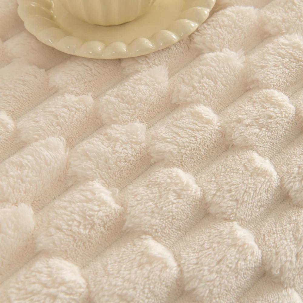 BowLift | Tufted Rabbit Faux Sofa Cover