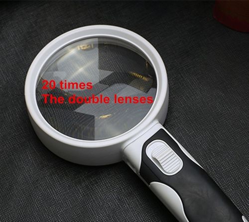 BowLift | 20X optical magnifying glass with LED light