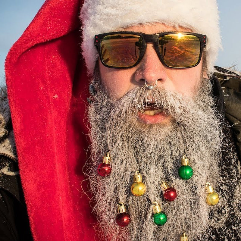 BowLift | Glowing Beard Christmas Decoration Bells