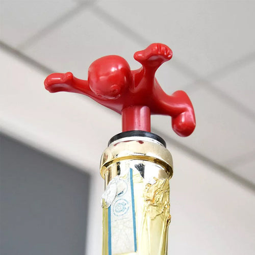 BowLift | Happy Man Corkscrew - Bottle Opener, & Wine Stopper