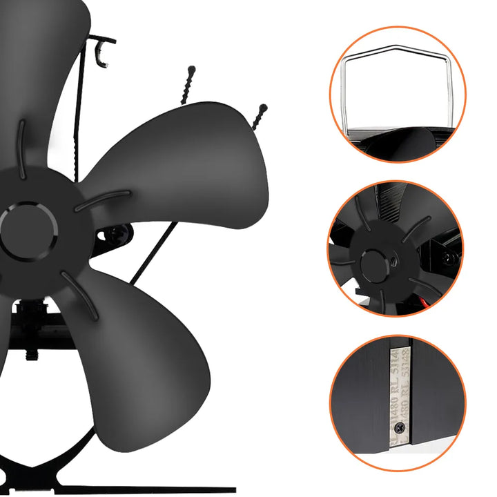BowLift | Best Wood Burner Stove Fan for Log Burning Fire Stove