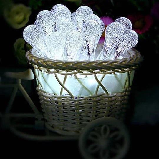 BowLift | Water Drop Solar String Lights