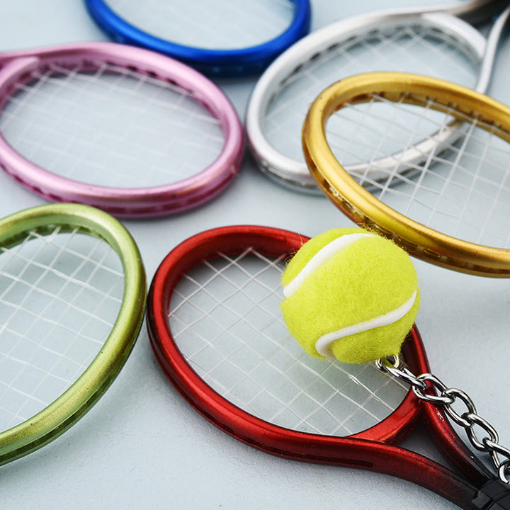BowLift | Mini tennis racket keychain