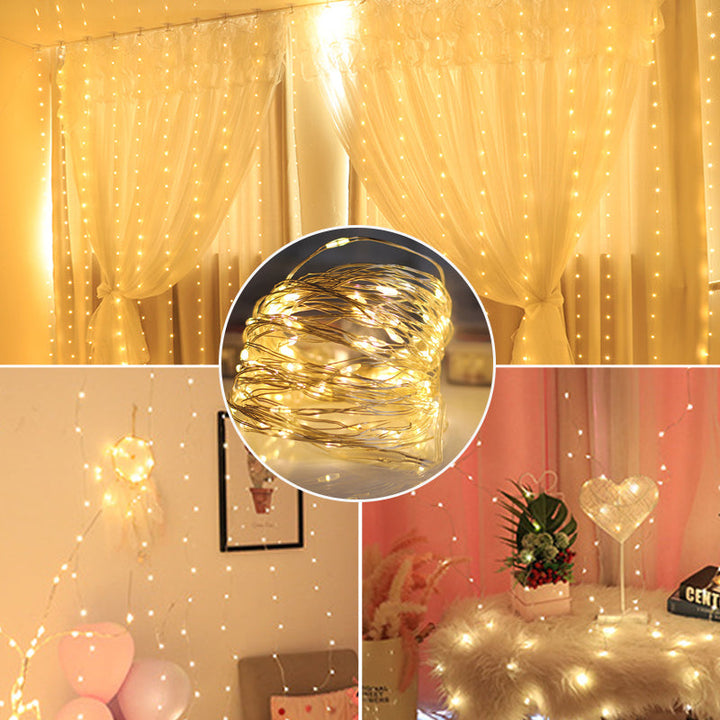 USB Remote Control Copper Wire Light String for Holiday Decoration | Bowlift