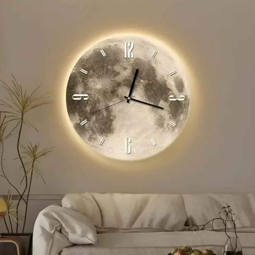BowLift | Decorative Moon Wall Clock