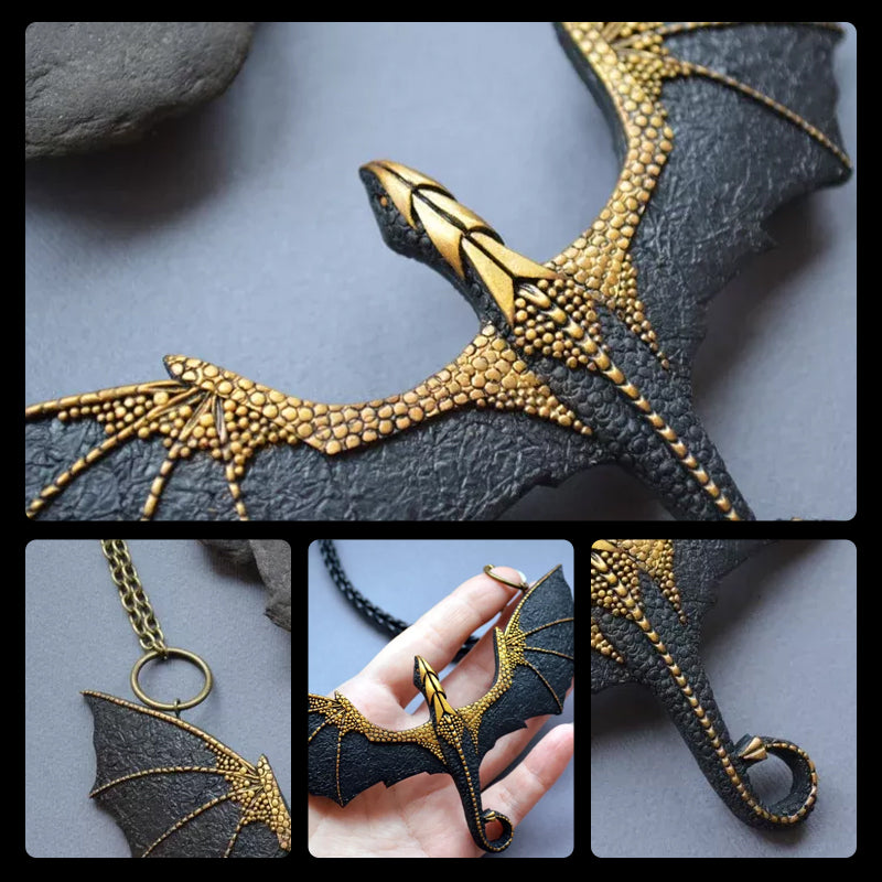 BowLift | Flying Dragons Necklace