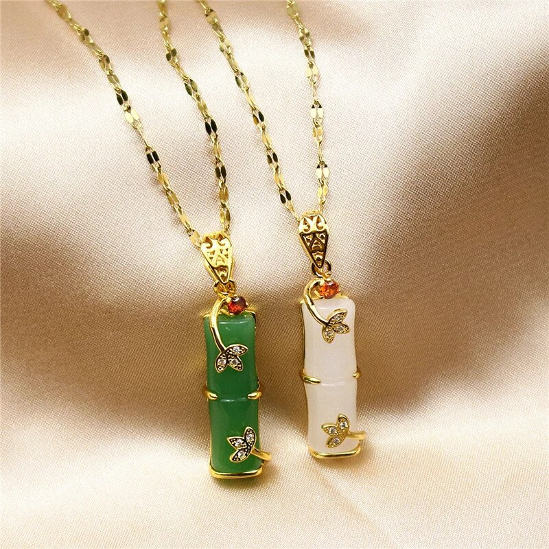 Spiritual Jade Amulet Necklace | A Breathtaking Jewelry with Meaning Bowlift