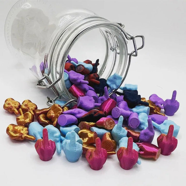 BowLift | Glass with Middle Fingers