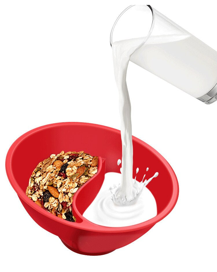 BowLift | Creative Separated Double Bowls With Handle