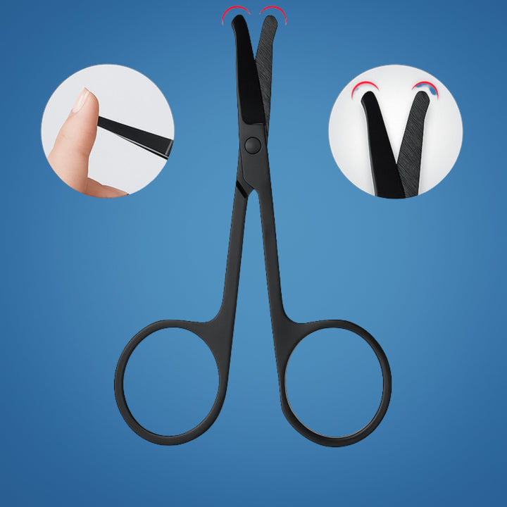 Rounded Tip Safety – Rust-Resistant Stainless Steel – Painless Grooming for Men & Women Bowlift