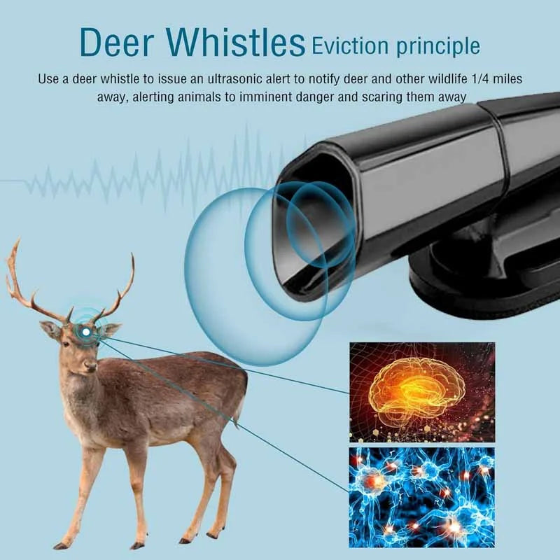 BowLift | Ultrasonic deer warning signal whistle device for car