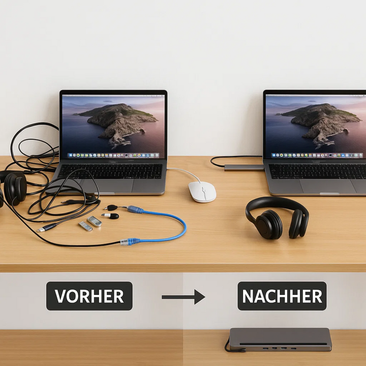 BowLift | LapStation Pro – 11-in-1 USB-C Laptop Docking Station with HDMI, Ethernet & SD Card Ports
