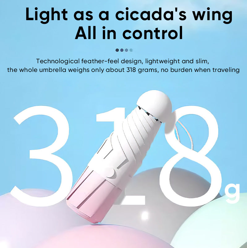 BowLift | Mini Travel Size Rain Sun Umbrella