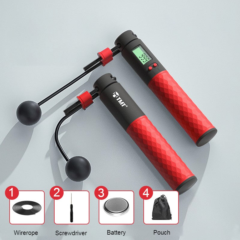 BowLift | 2-in-1 Weighted Smart Digital Jump Rope with Dual-rope Configuration, for Easy Full-body Workout