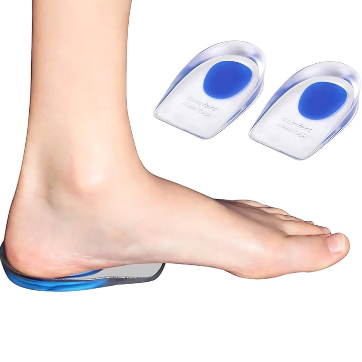 ComfortStep Plantar Heel Cups Gel Pads | Enhanced Cushioning - for Heel Pain Relief and Foot Issues Bowlift