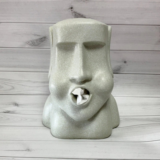 Stone Statue Tissue Box | Bowlift