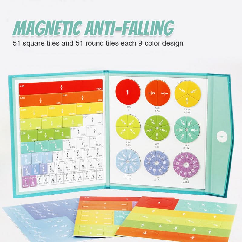 BowLift | Magnetic Fraction Disc Set for Math Learning