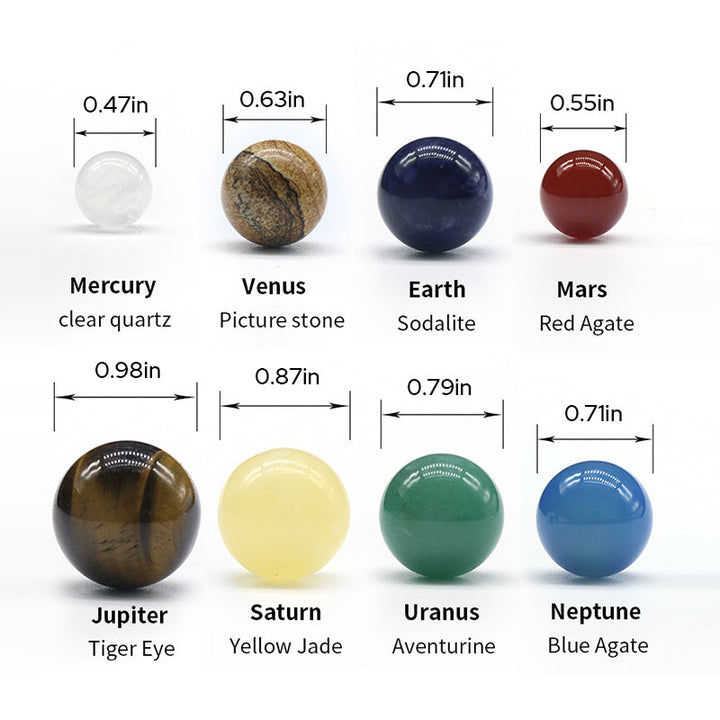 BowLift | Solar System Gemstone Beads Set