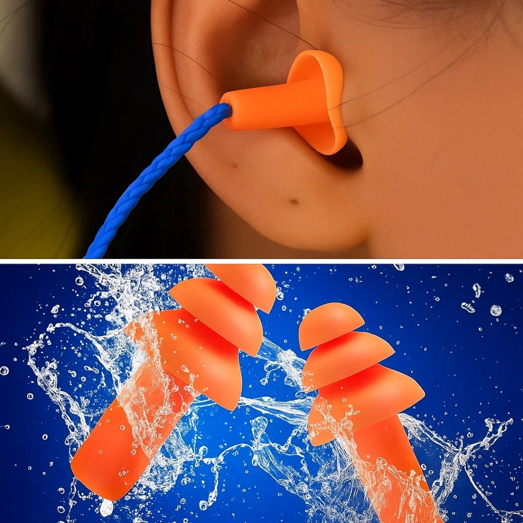 Noise Reduction – Soft Reusable Silicone – Hearing Protection At Work Sleep Study And Travel Bowlift