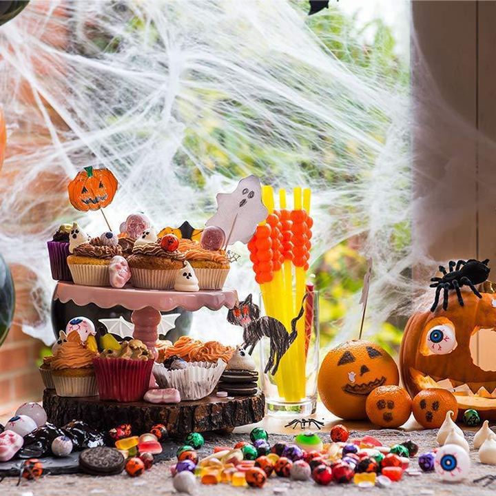BowLift | Halloween Spider Decorations, stretchable spider web