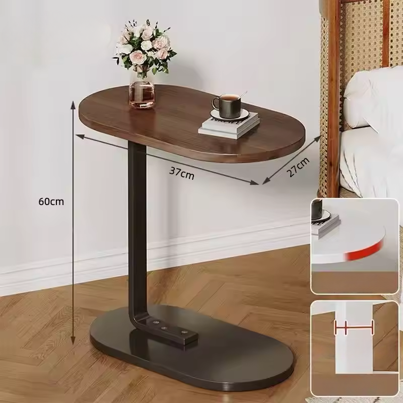 BowLift | C Shaped Side Table Modern Compact and Lightweight Design