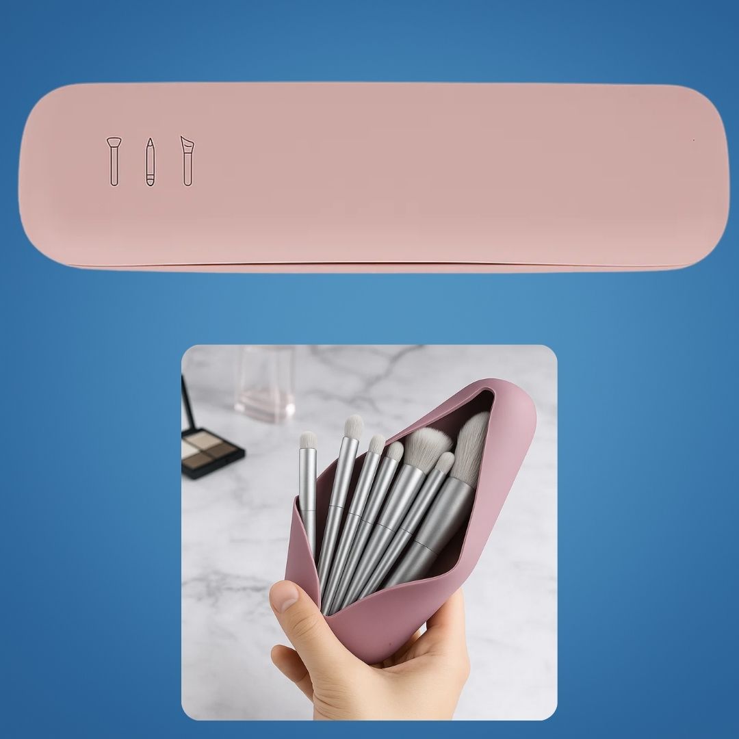 Organise & Protect Your Brushes – Dust- & Water-Resistant Silicone Case – Keep Clean & Tangle-Free Bowlift