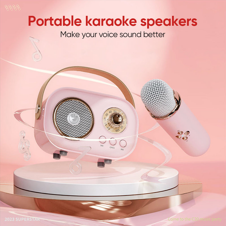 BowLift | Portable Bluetooth speaker with wireless microphone