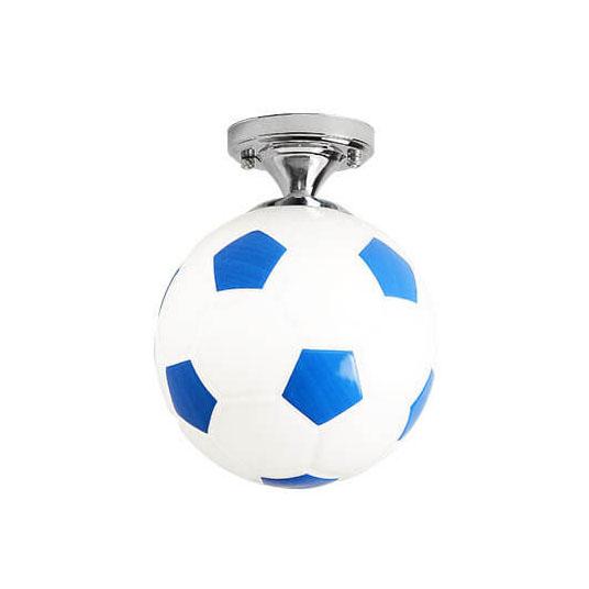 BowLift | SportLume Creative Ceiling Light | Basketball & Football Design | Semi-Mount | Glass Lamp