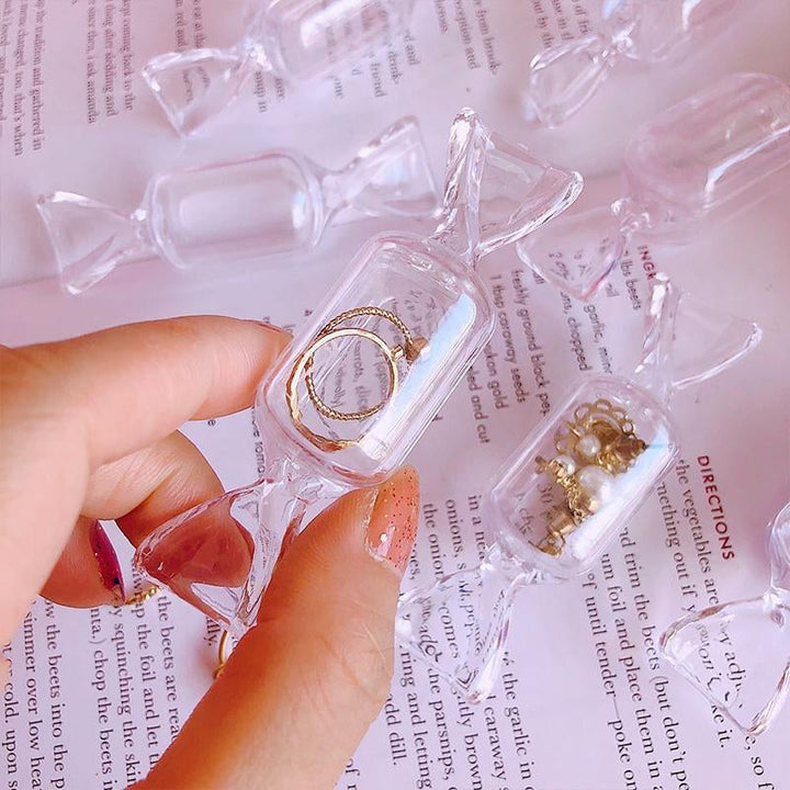 BowLift | Transparent Candy Shape Jewelry Box (10 pieces)