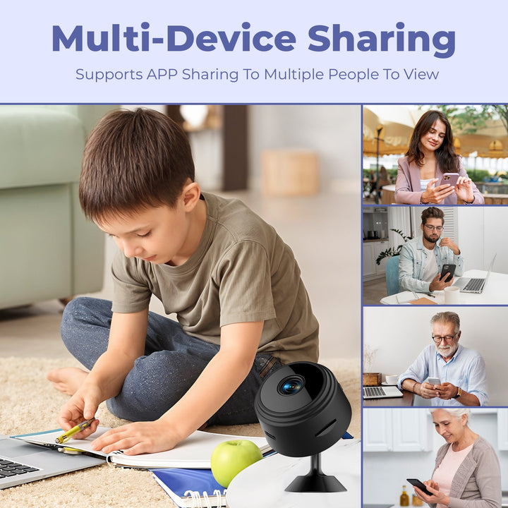 Wireless Indoor Security Camera Pro - Protect Your Family from Robberies and Burglaries Bowlift
