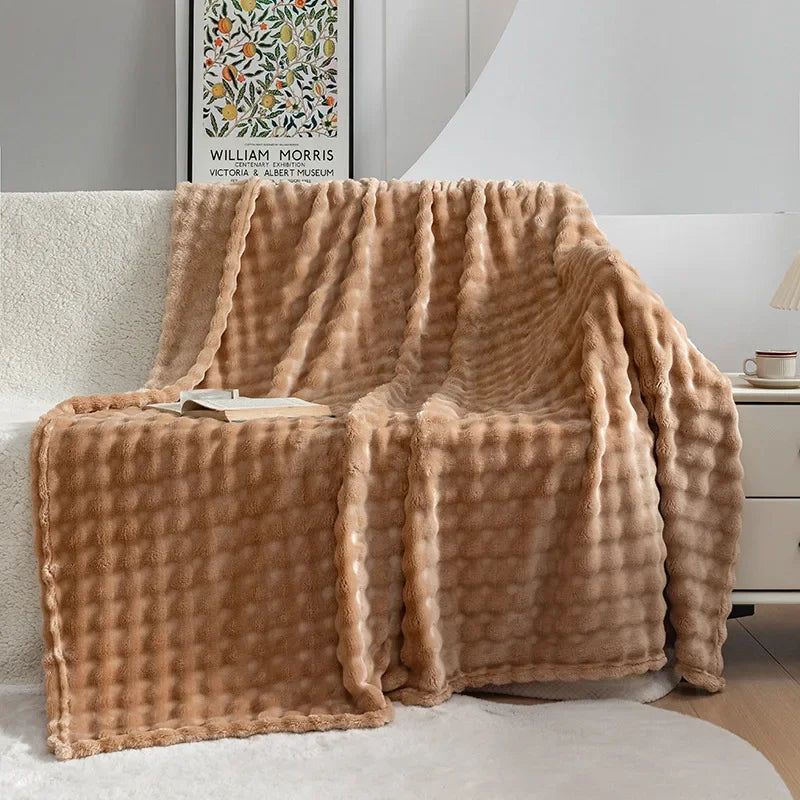 BowLift | Extra Soft Flannel Blanket - PlushBubble