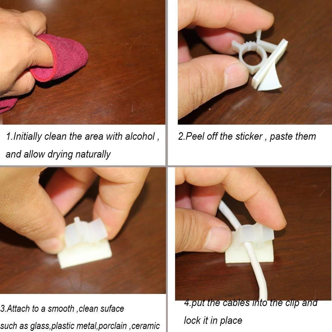 BowLift | Adjustable cable clip Cable management bracket