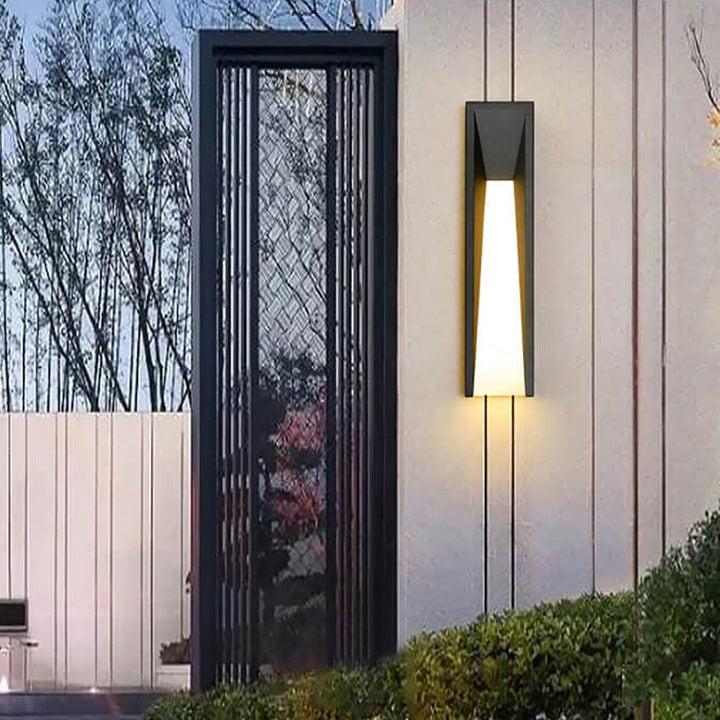Waterproof Simple Strip Design LED Outdoor Wall Sconce Lamp | Bowlift