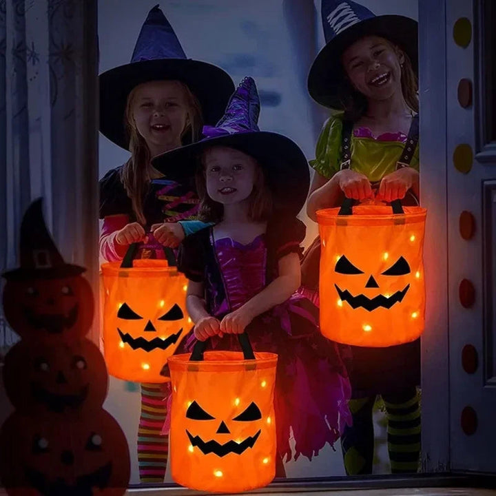 BowLift | Halloween Treat Bag LED Pumpkin Candy Bucket