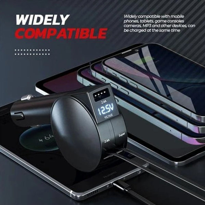 BowLift | 3-in-1 Fast Car Charger