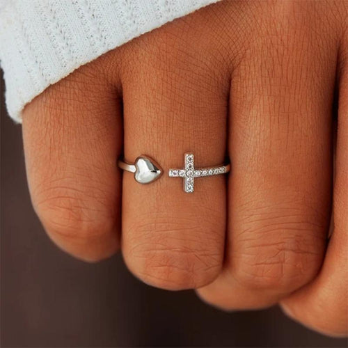 BowLift | Love S925 Sterling Silver Cross Ring